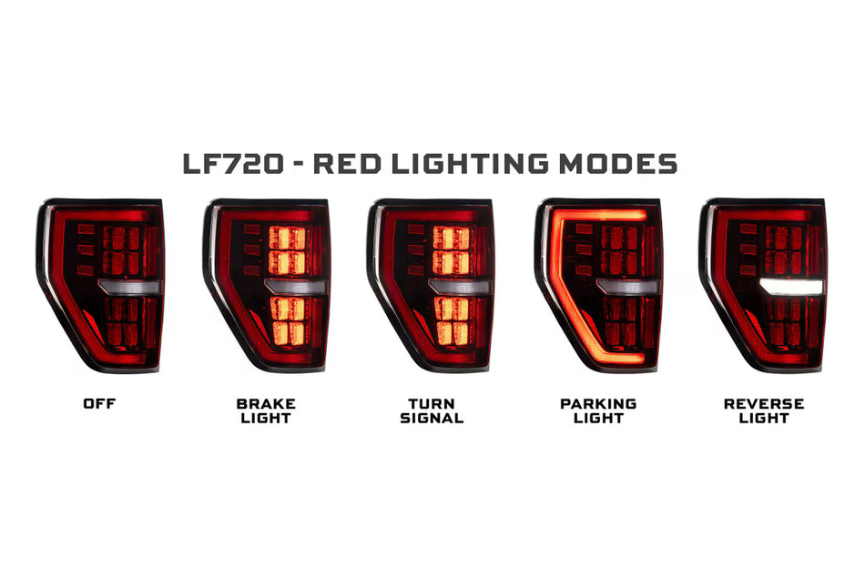 XB LED Tail Lights (RED) - Ford F-150 09-14