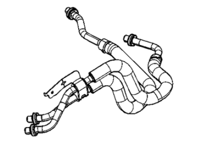 Oil Cooler Inlet Hose With Bracket Assembly - RAM 1500 TRX  21-24