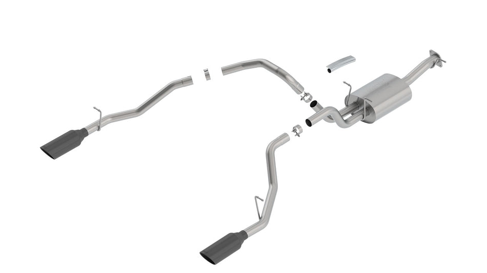 Borla 2019 RAM 1500 5.7L V8 AT 4DR Crew Cab Short Bed Atak SS Catback Exhaust - Black Chrome Tip