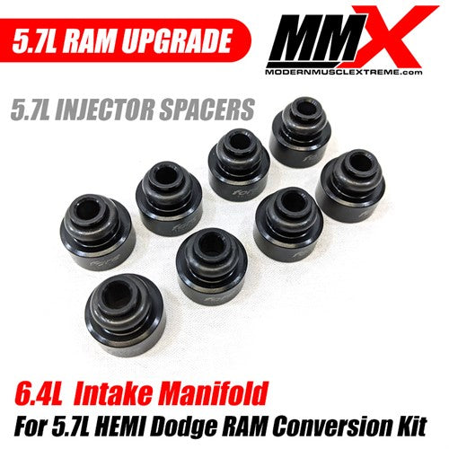 5.7L HEMI Injector Spacers for 6.4L HEMI Intake Manifold Conversion Kit