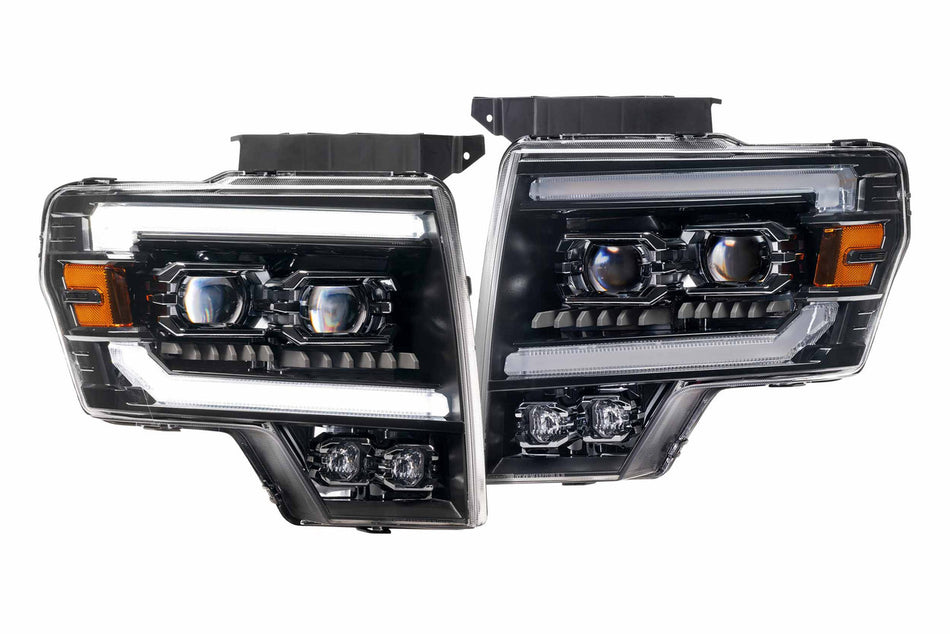 XB Evo LED Headlights With Supercharged Drivers - SVT RAPTOR 10-14