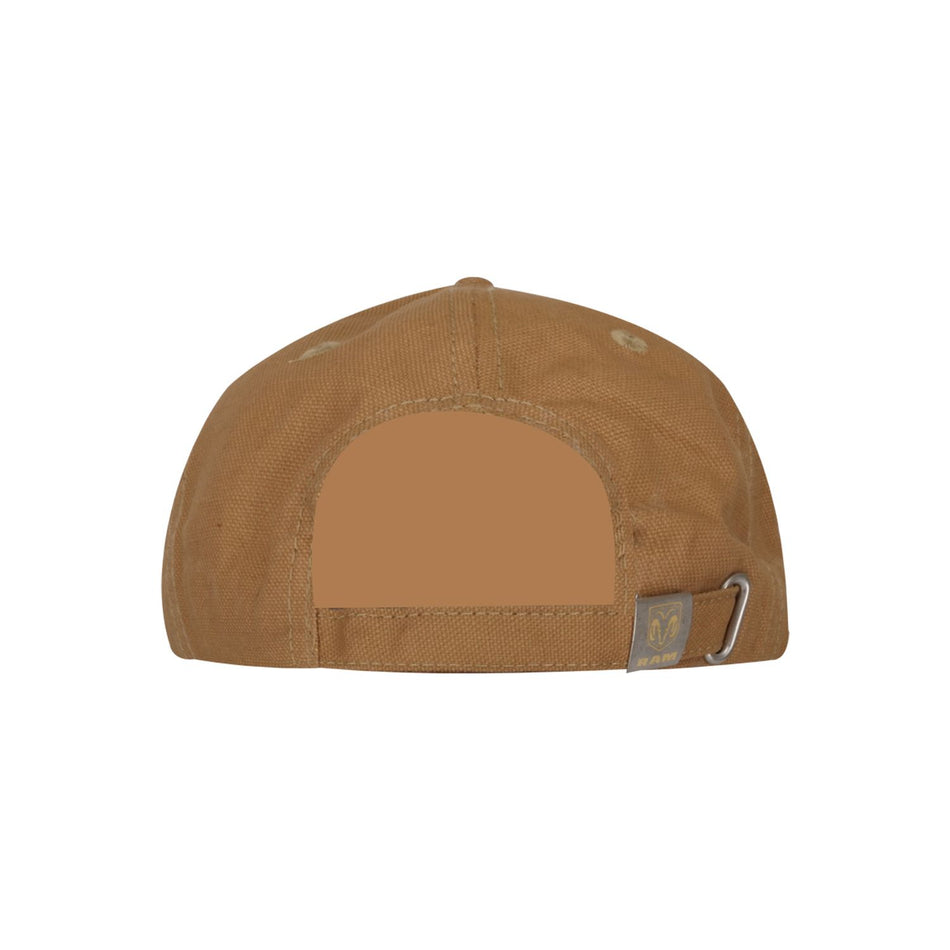 Dodge Ram cap leather patch canvas