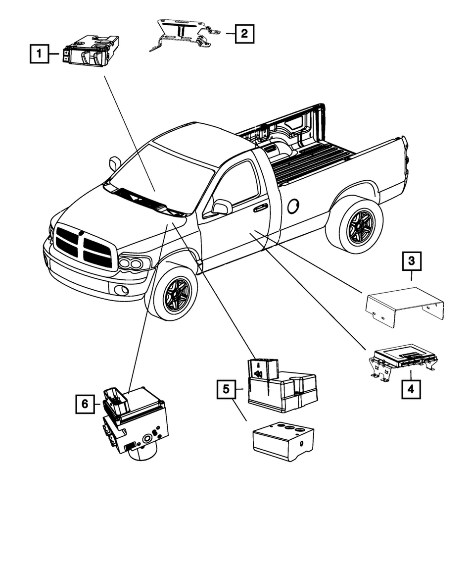 Anti-Lock Brake System Control Unit