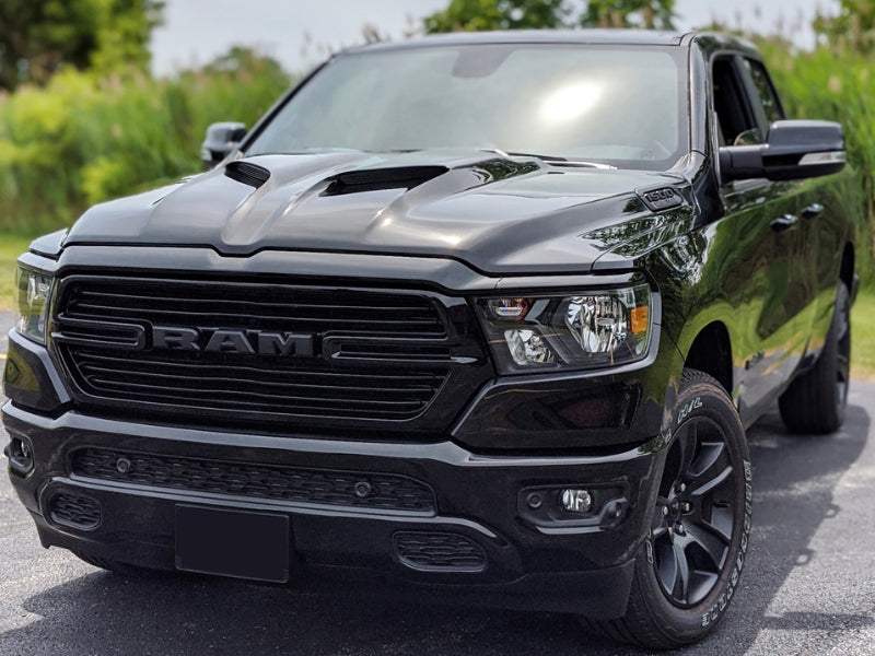 Cuda Style Ram Air Hood - RAM 1500 19-24