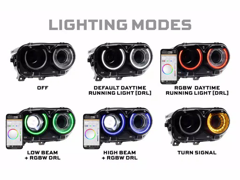 Challenger 15-23 XRGB LED Headlights