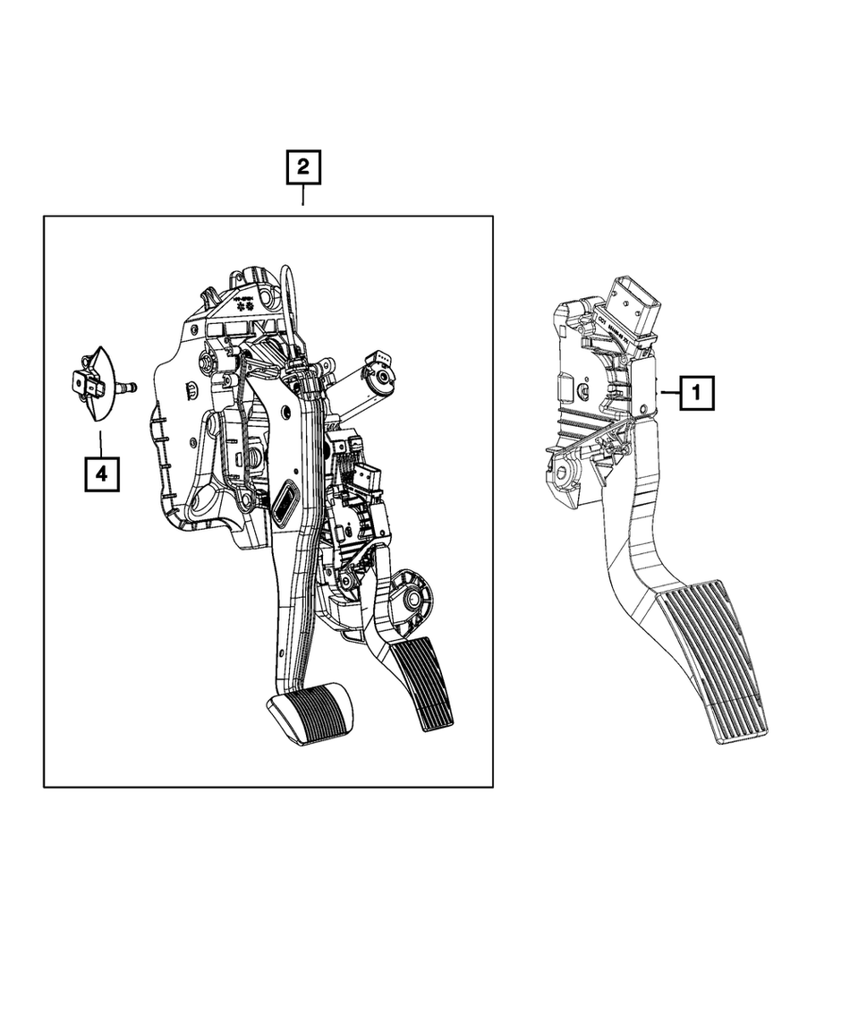 Brake Pedal Sensor - RAM 1500 2021-2024