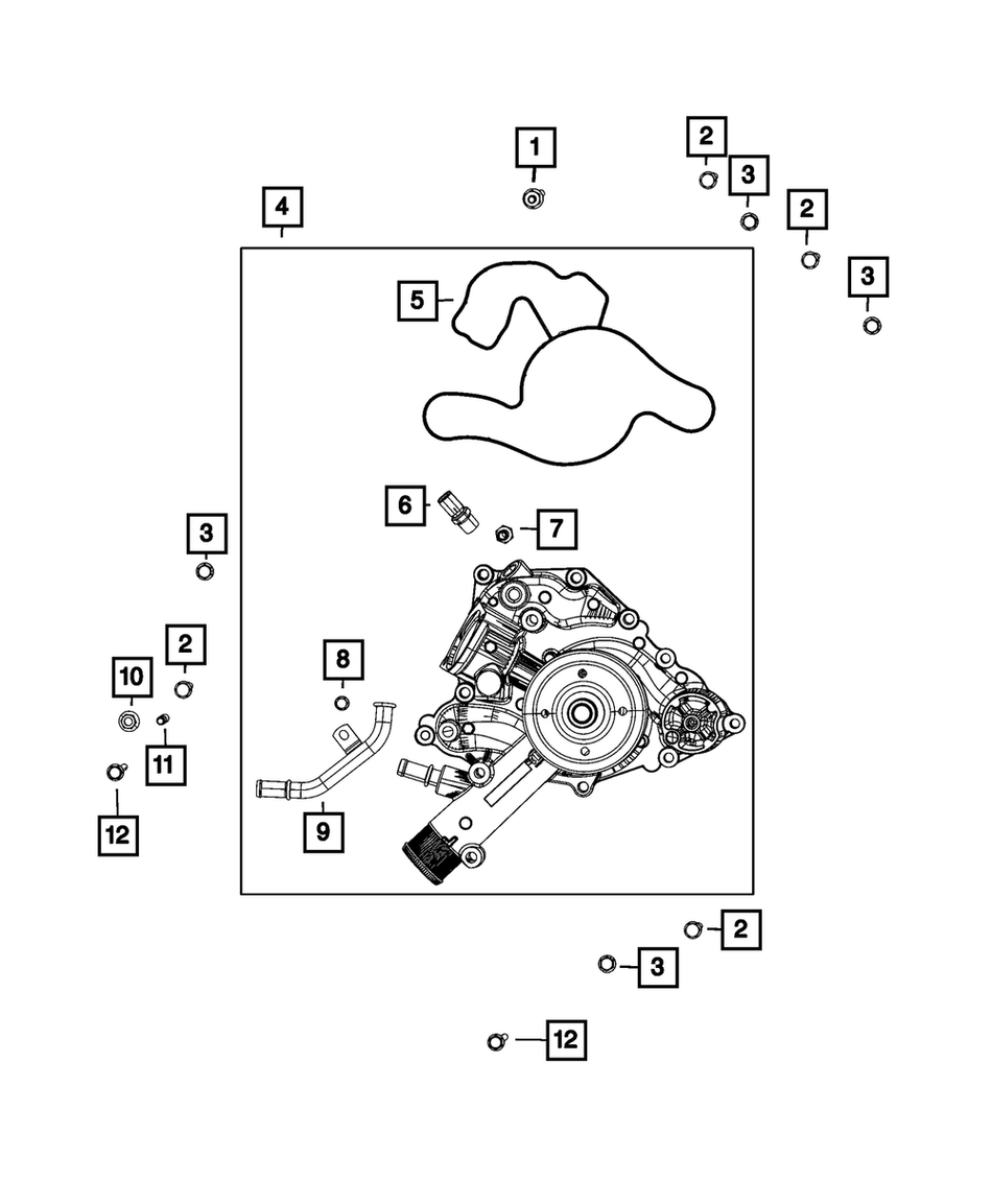 Water Pump - RAM 1500 17-24 / Classic 19-24
