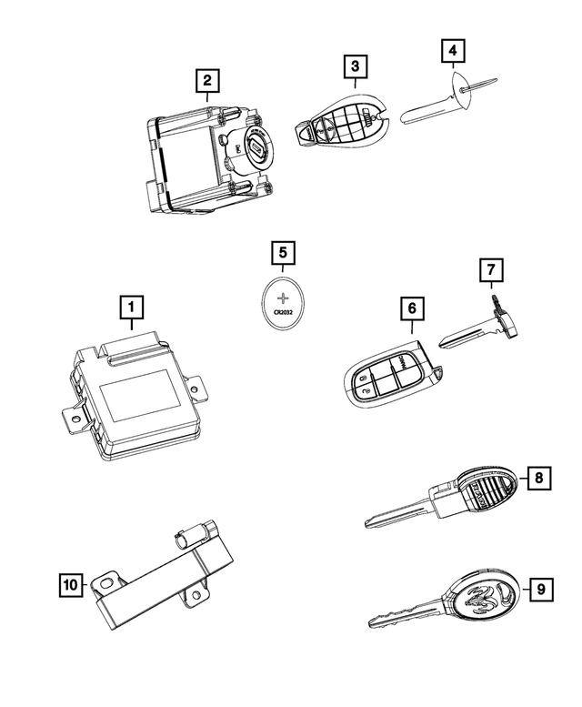Receiver Hub RAM 1500/2500/3500 2017/2018
