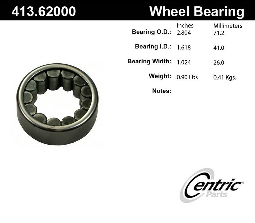 Thru axle bearing GM 8.5/8.6 Truck 94/19