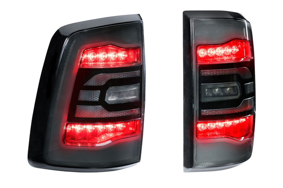GTR CARBIDE LED Tail Lights Set SMOKED Dodge Ram 09-18
