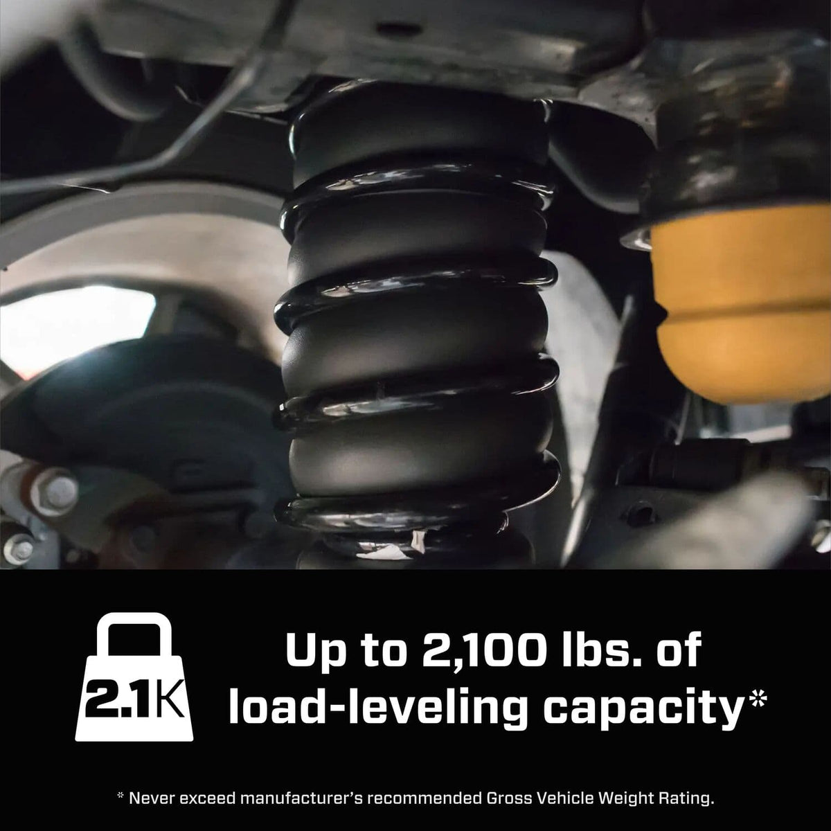 Air Lift 1000HD tot 2100 lbs load-leveling capaciteit