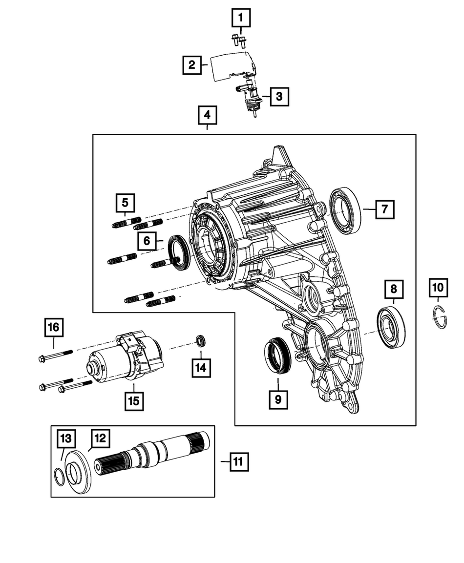 Transfer Case Gear Motor - RAM 19+ / Wagoner 22+