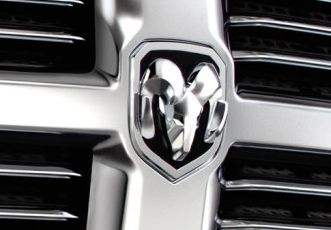 Logo grill Ram Medallion chrome 13+