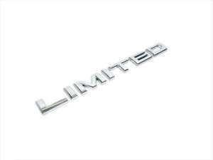 NAMPLATE (LIMITED) CHROME