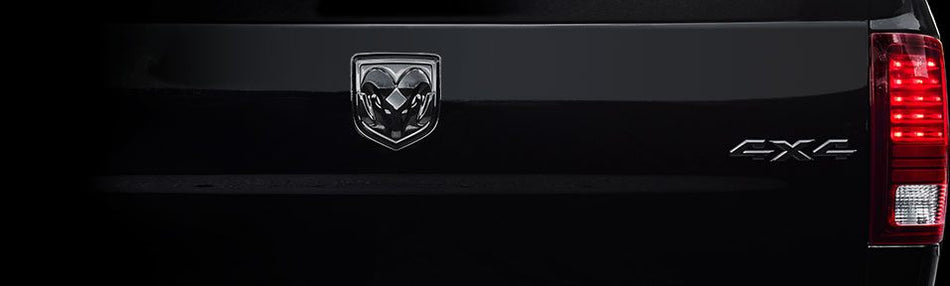 Logo tailgate 4x4 black