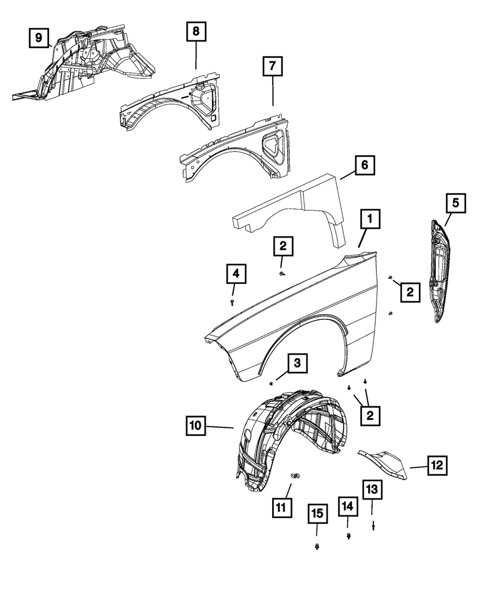 Blocker Foam, LH - Challenger 2008-2023