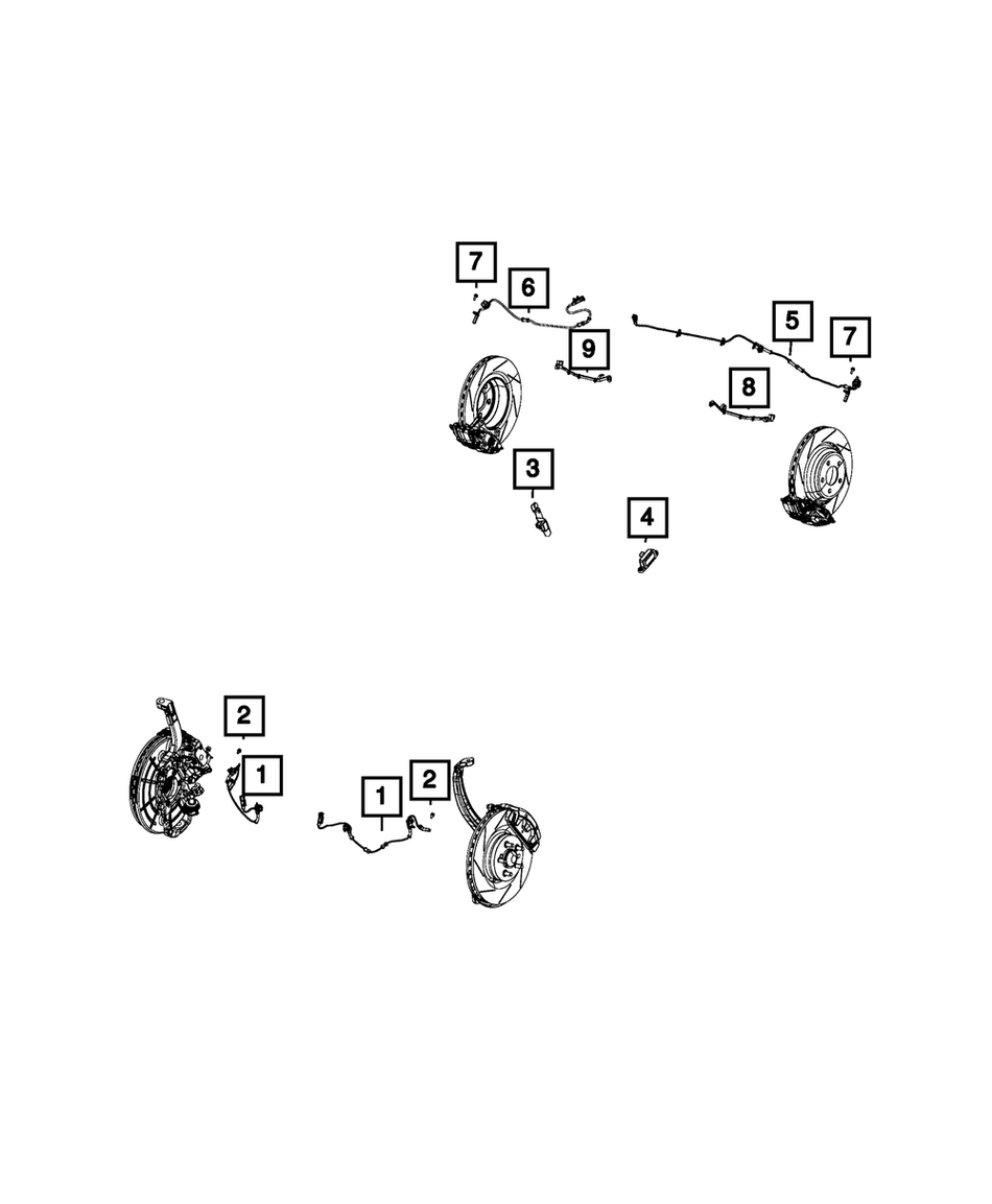 ABS Sensor - Dodge/Chrysler 2015-2023