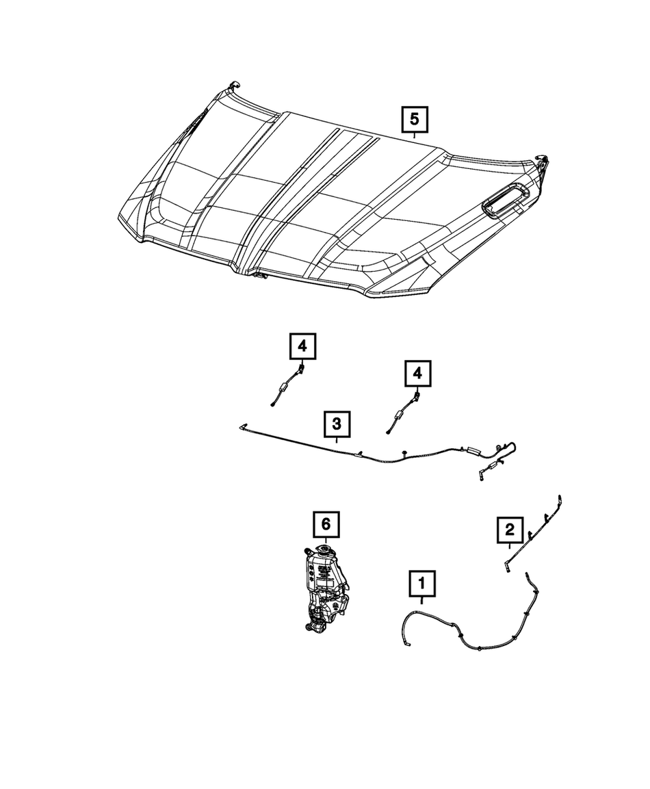NOZZLE, WINDSHIELD WASHER - RAM 1500 19+