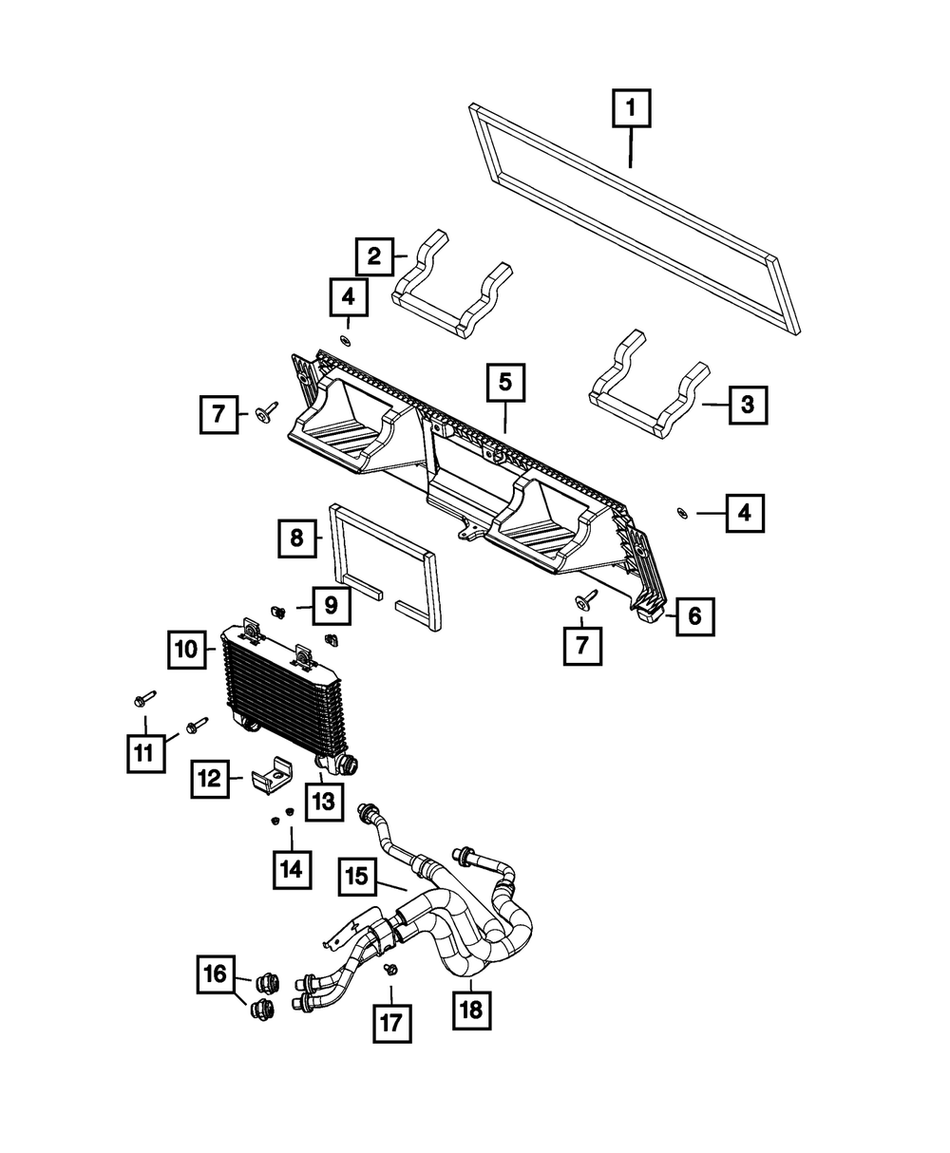 Oil Cooler Outlet Hose - RAM 1500 TRX 21-24