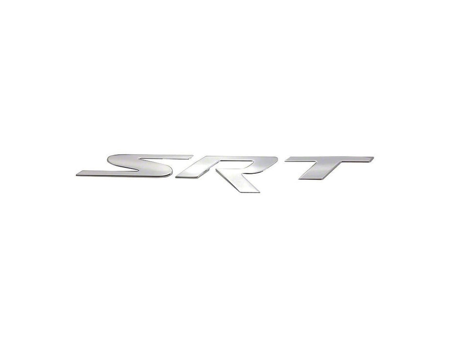 Logo SRT Challenger 15+ Charger 14+ chrome