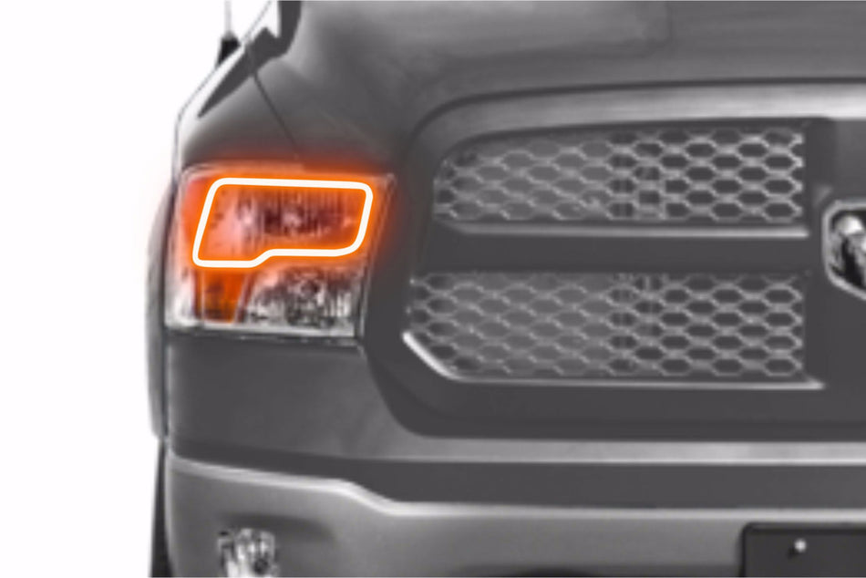 Ram W/Quad lights 09-16 LED Profile Prism Fitted Halos (Kit)
