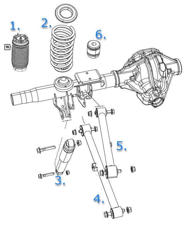 09+ DS 4TH Gen Rear Suspension Build Kit