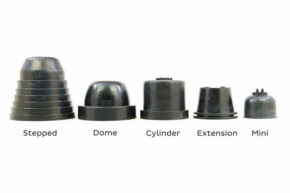 Rubber housing cap stepped 96mm