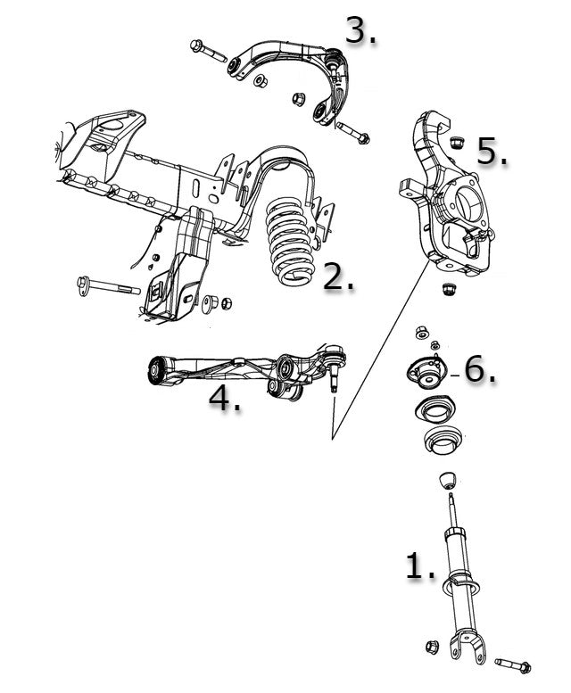 09+ DS Front Suspension Build Kit