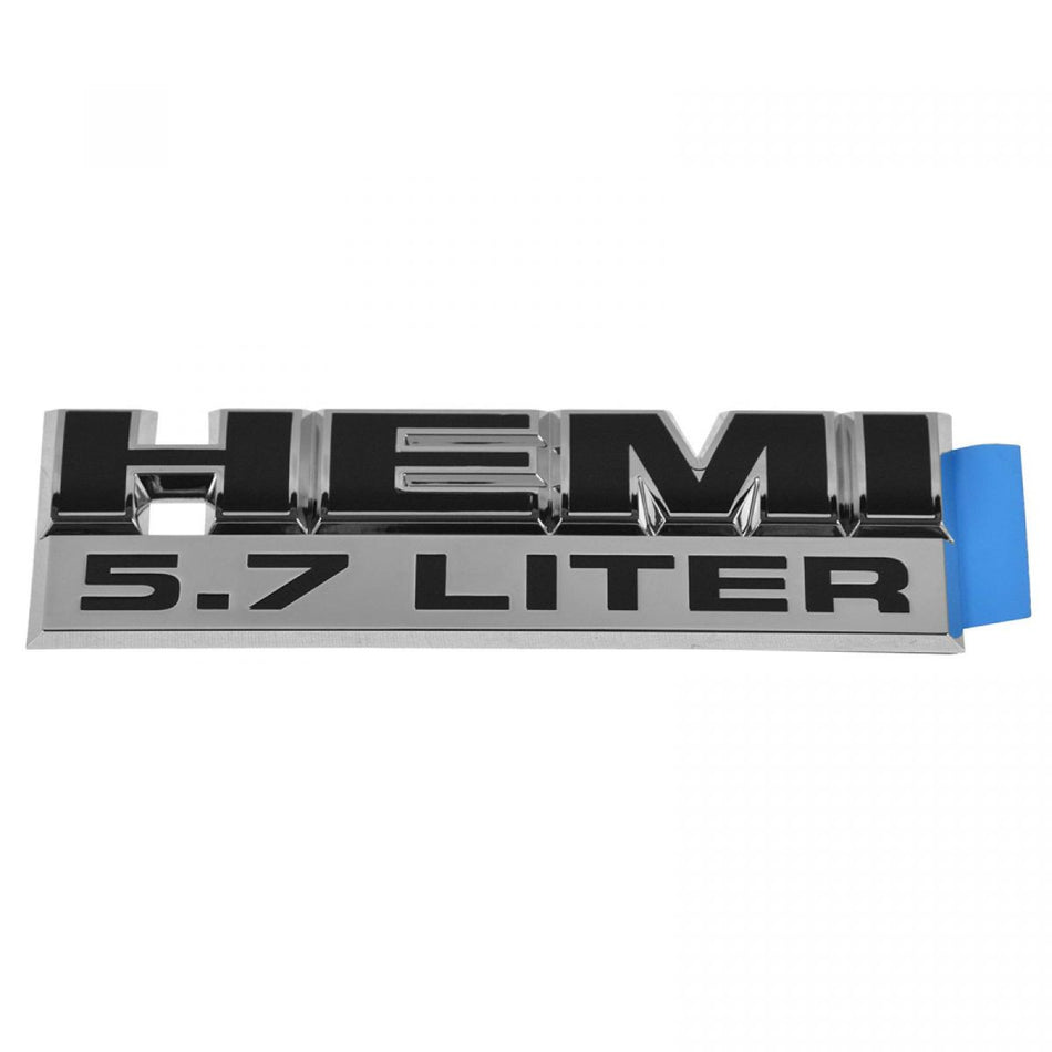 Logo HEMI 5.7 liter black/chrome