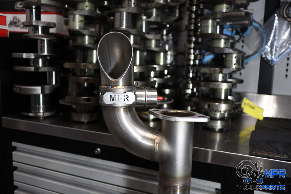 MRP Cut-out 3" kit met vacuümcontroller 304SS 5e generatie RAM 19+