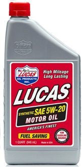 Lucas motorolie 5W20 Volledig synthetisch 946ml 