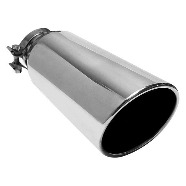 4" Round-Rolled-Angle Cut - CLAMP-ON TIP 3" inlet 12" length