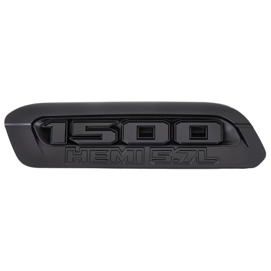 Logo hood left "Hemi 5.7L" black 19+