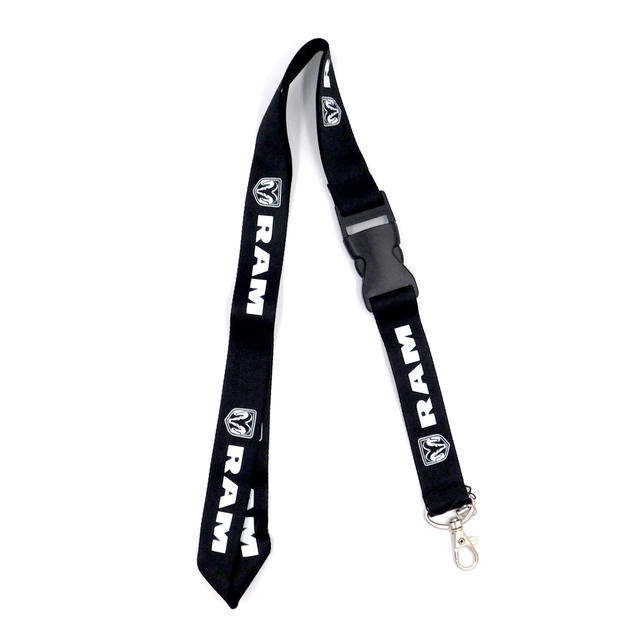 Keycord Dodge Ram black logo