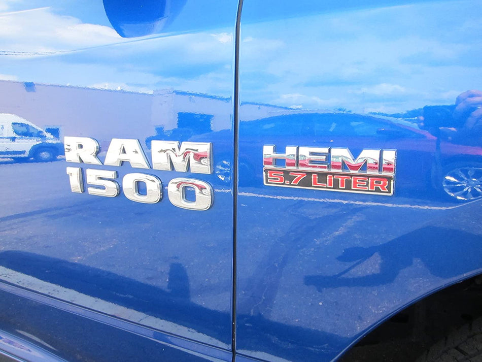 Logo front door ''RAM 1500'' chrome