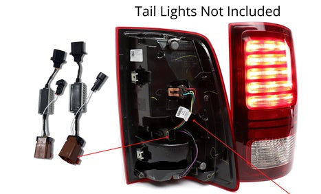 Retrofit harness LED taillights 09/12 to 2013+