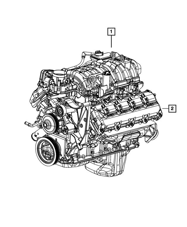 MTS Long Block 5.7 09+ DT+DS VVT NON-MDS vrachtwagen