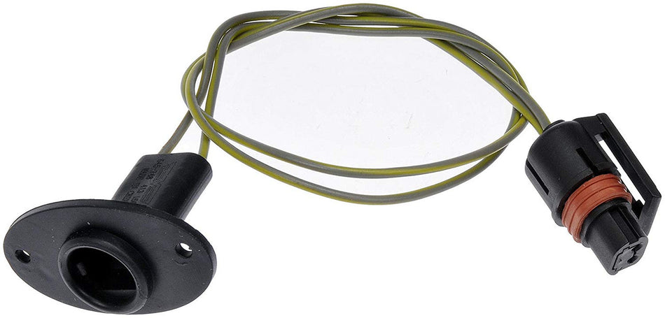 License plate light connection