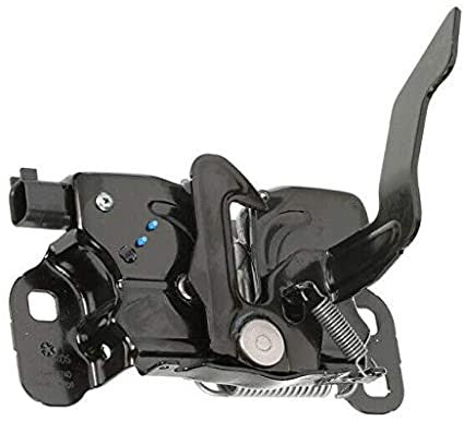 Hood lock including switch for remote start and alarm