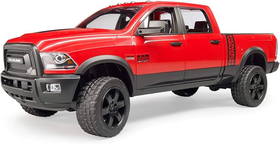 Schaalmodel RAM 2500 (schaal 1:16); kleur rood 
