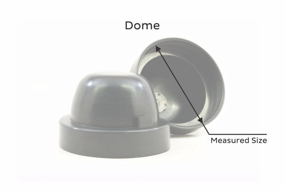 Rubber housing cap dome 75mm