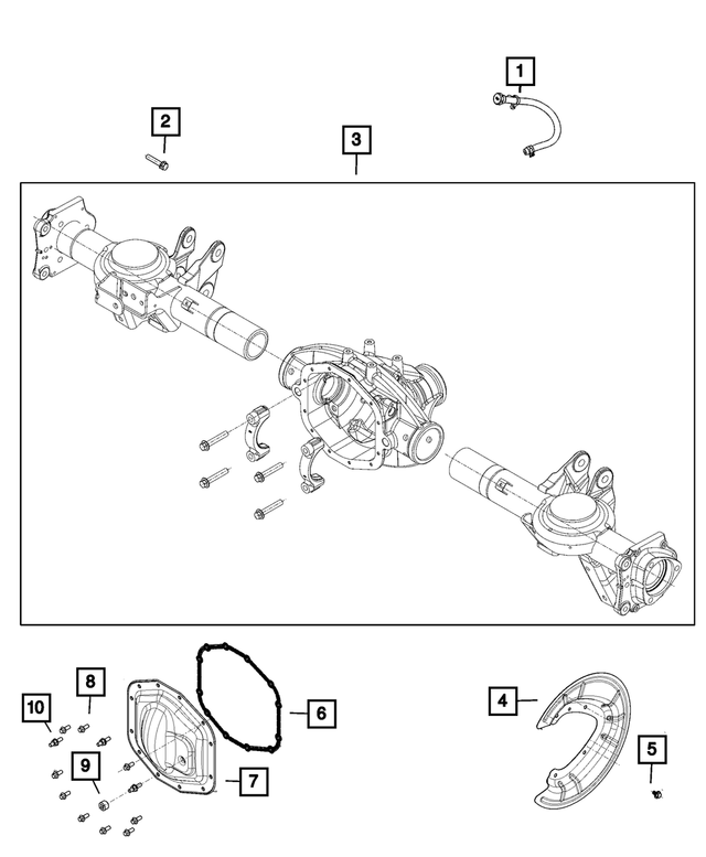 Rear Axle Gasket - Ram 1500 TRX 2021+