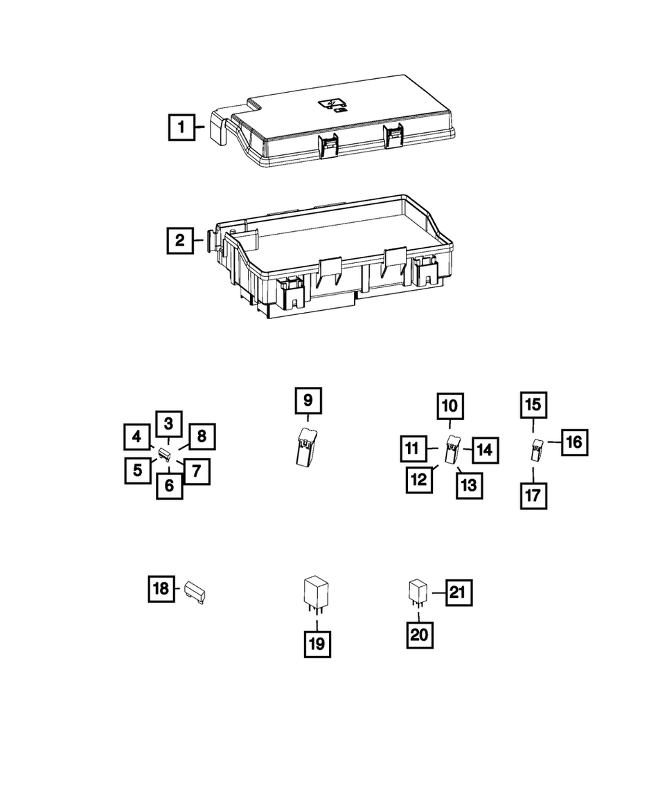 Intelligent Power Power Distribution Center - RAM 1500 2013-2014