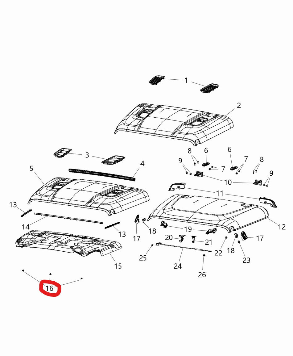 Impression pin Hood insulation
