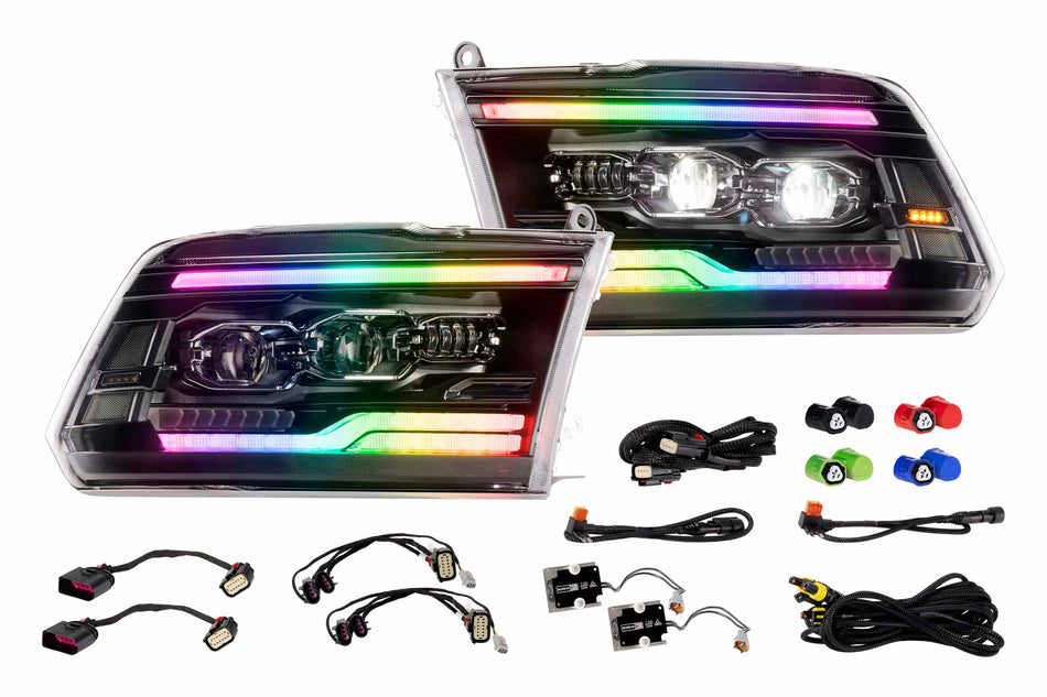 XRGB Evo Hybrid LED Headlights - RAM 09-18 / Classic 19-24