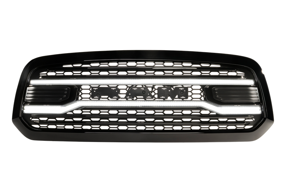 XBG LED DRL Grille BLACK - RAM 1500 13-18