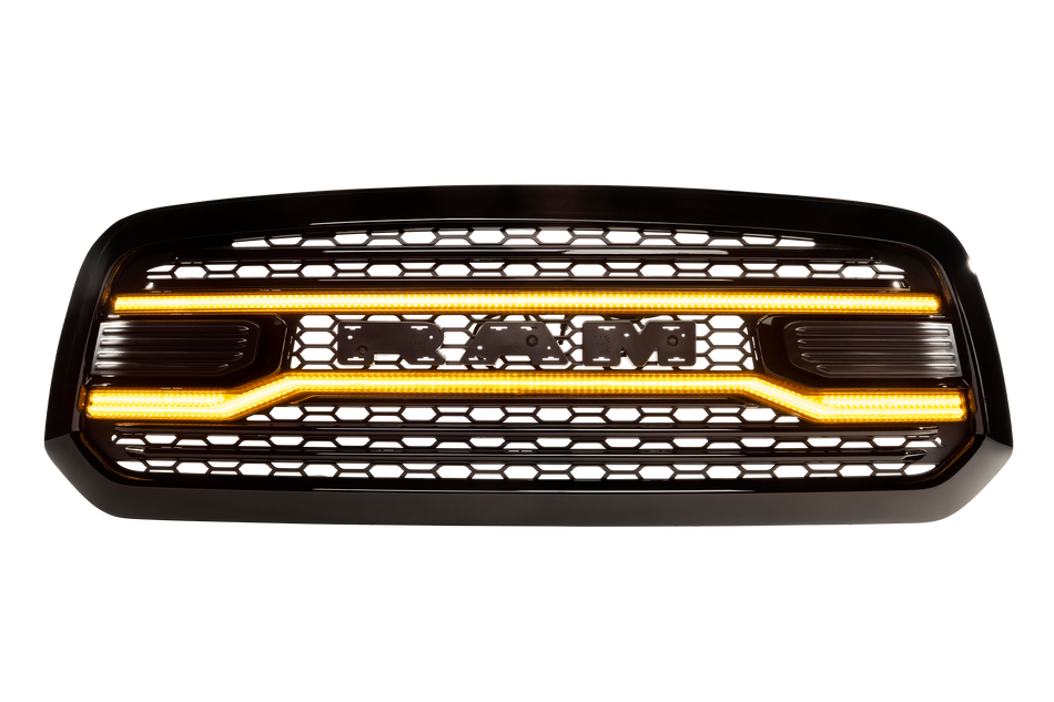 XBG LED DRL Grille BLACK - RAM 1500 13-18