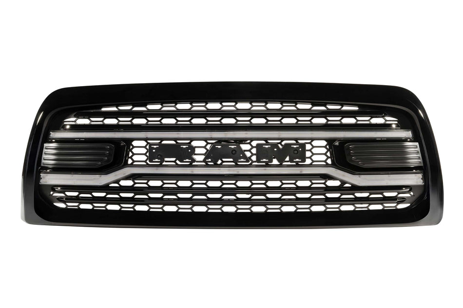 XBG LED DRL Grille BLACK - RAM HEAVY DUTY 13-18
