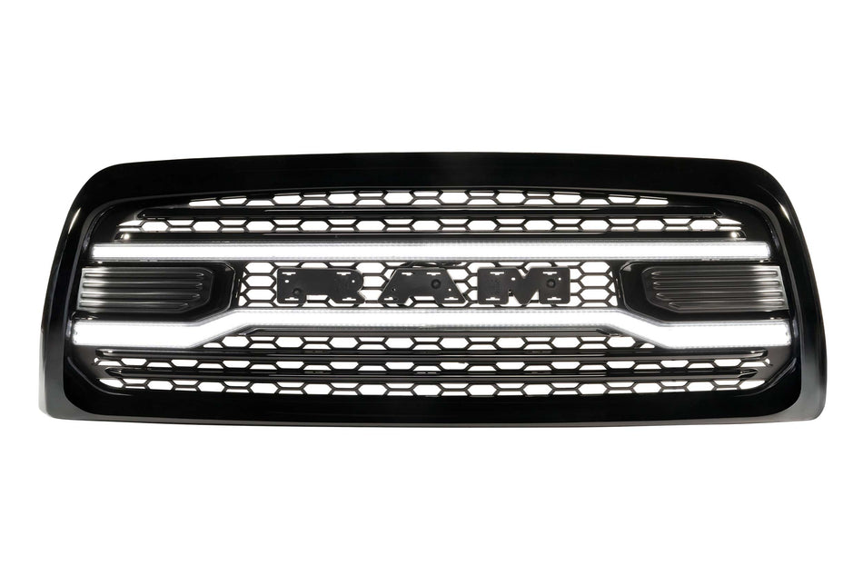 XBG LED DRL Grille BLACK - RAM HEAVY DUTY 13-18