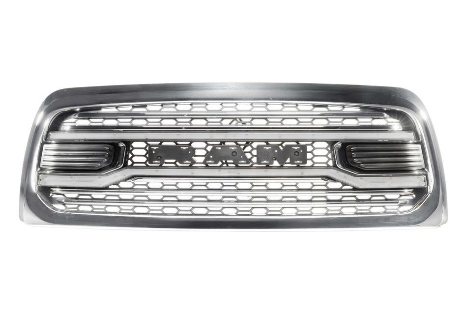 XBG LED DRL Grille CHROME- RAM HEAVY DUTY 13-18